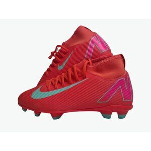 Nike ZM Jr Superfly 10 Club FG MG Youth Red Soccer Cleats Size 3Y FQ8318-800